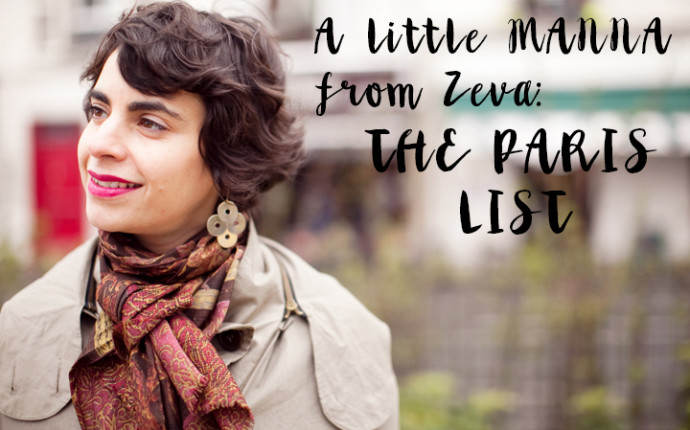 The Paris List: from Zeva Bellel