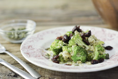 Broccoli, Endive and Quinoa Pilaf